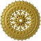 Ekena Millwork Sellek Ceiling Medallion (Fits Canopies up to 1 1/8"), 18 1/2"OD x 7/8"ID x 1 1/2"P, Rich Gold CM18SKRGS - alternate 1